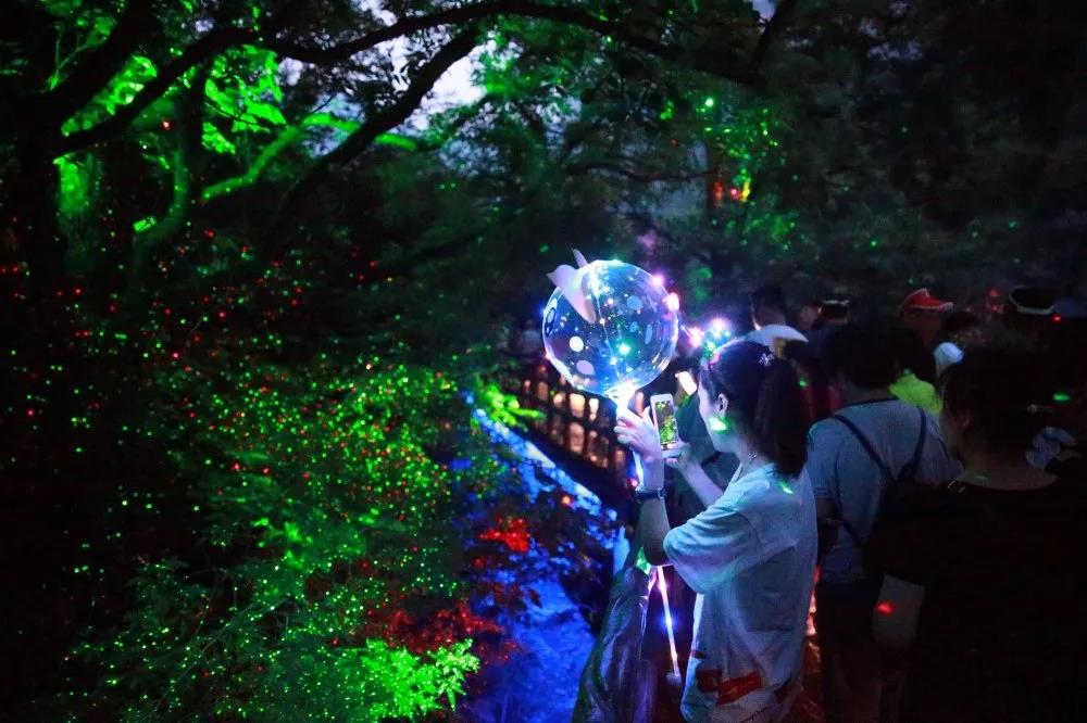 山东淄博:创意夜游感受夏夜精彩