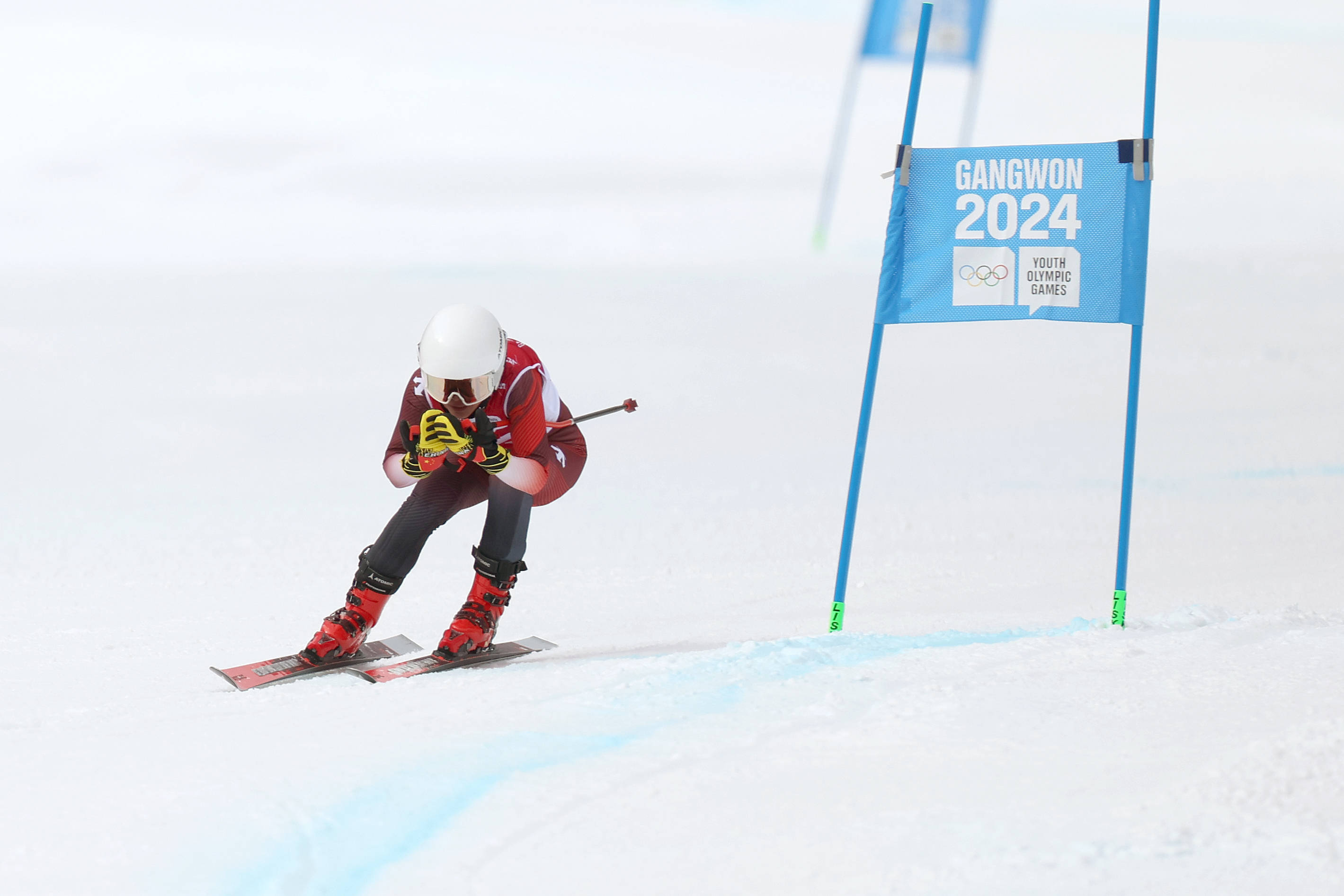 2025年哈尔滨亚冬会高山滑雪测试赛举行