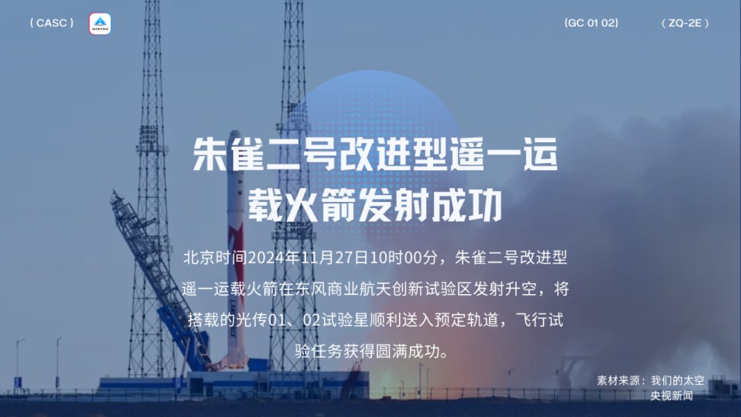 我国成功发射卫星互联网低轨卫星 中国航天蛇年首发告捷